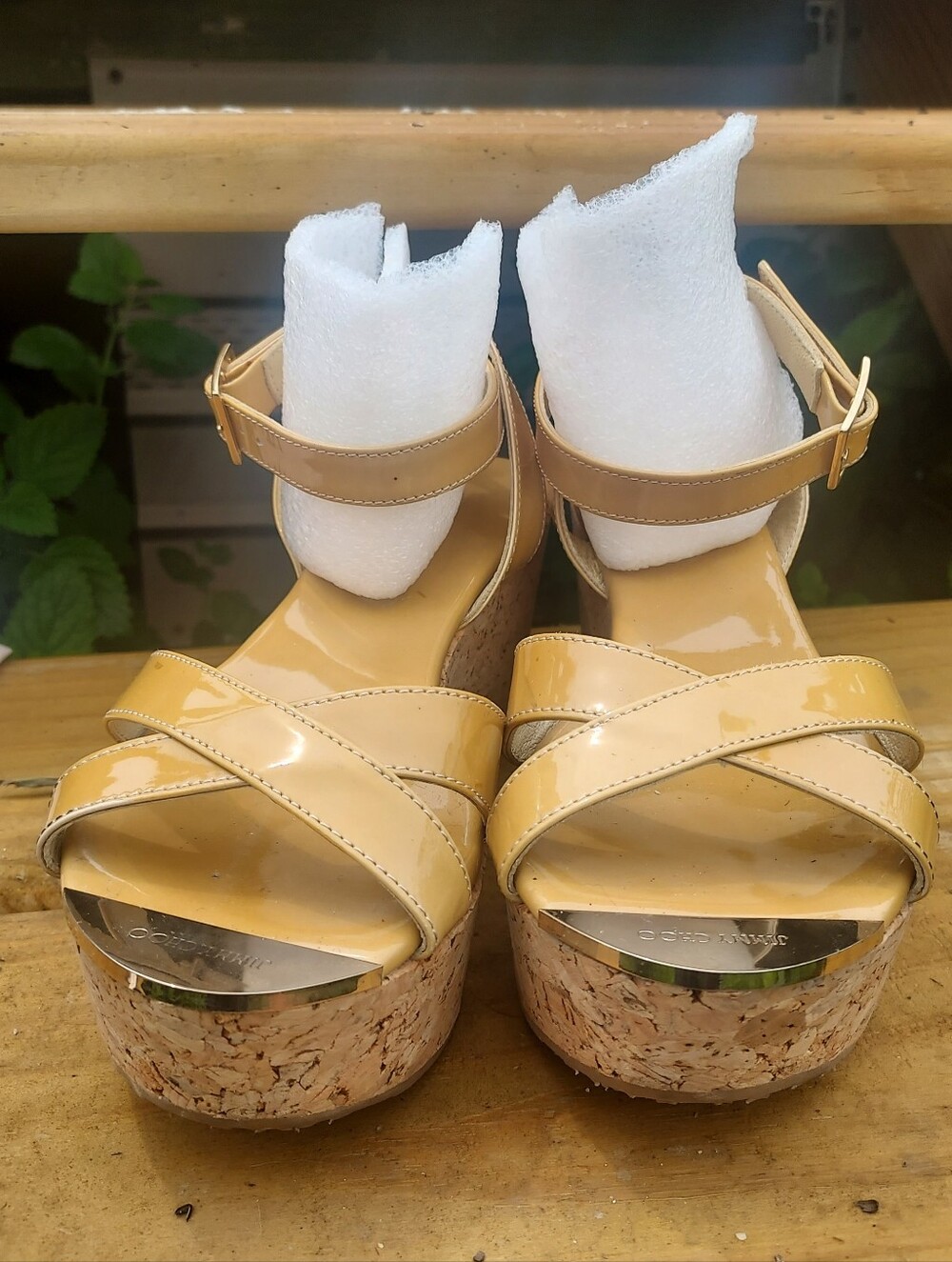 Jimmy Choo Patent Leather Sandals